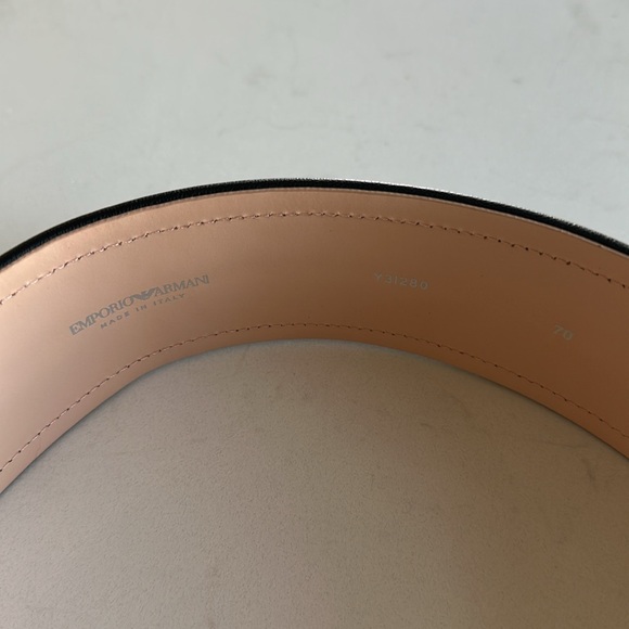 Emporio Armani Leather Buckle Belt main image 4